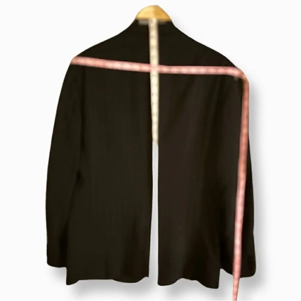 DKNY - Wool Mans Pen-stripe Black Suit